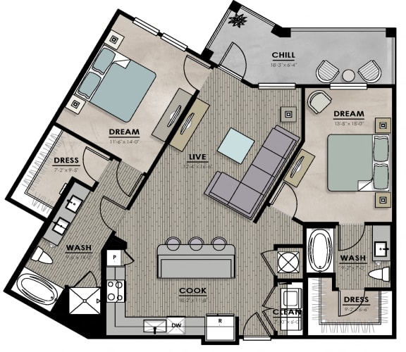 1, 2 & 3 Bedroom Apartments in Sarasota, FL Designed for You